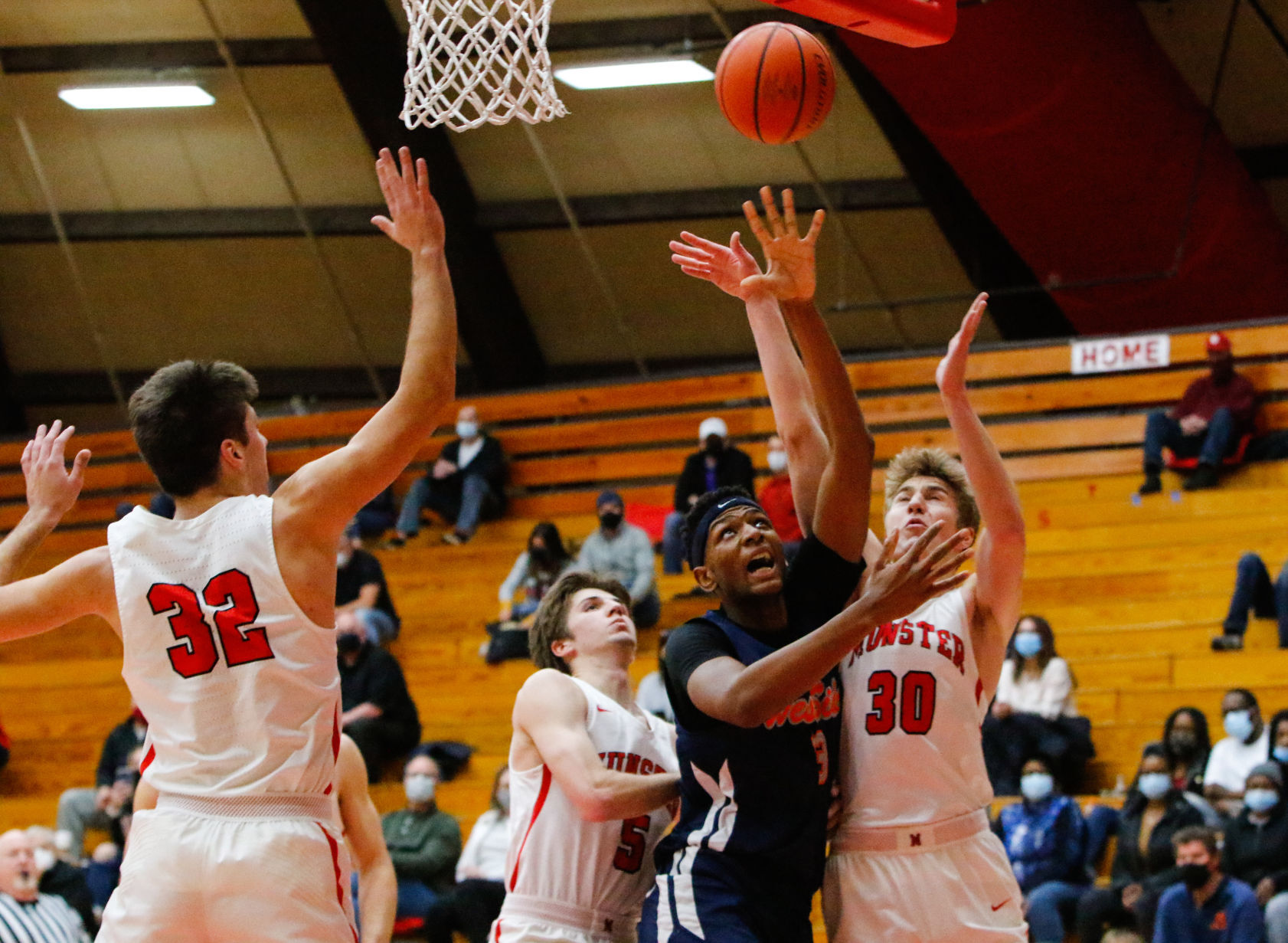 West Side at Munster boys basketball